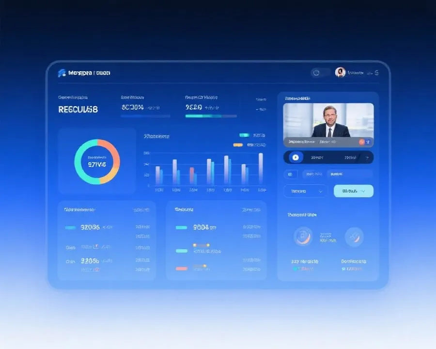 开奖直播与数据走势展示界面