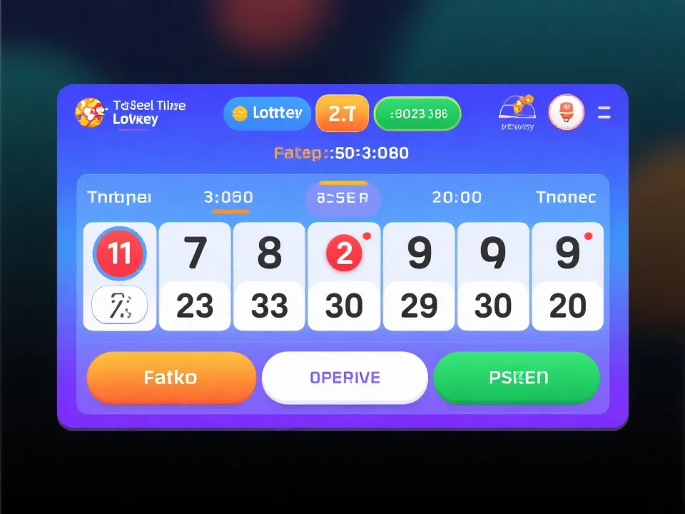 实时开奖直播界面示意图